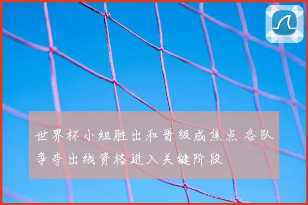 世界杯小组胜出和晋级成焦点 各队争夺出线资格进入关键阶段