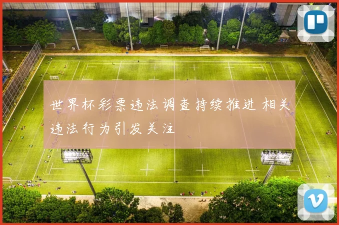 世界杯彩票违法调查持续推进 相关违法行为引发关注